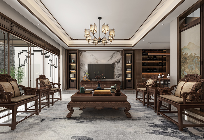 興業(yè)御園,新中式風(fēng)格